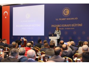 Bakan Pekcan ’Pazarcı Esnafı Eğitimine’ katıldı