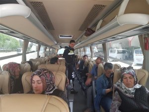 Polisi Ramazan ayı öncesi sürücüleri ve yolcuları uyardı