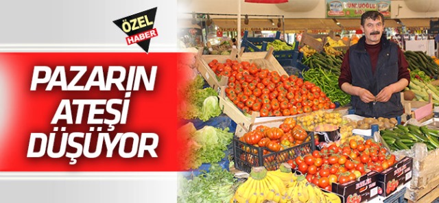Pazarın ateşi düşüyor  Vatandaş Ramazan’a rahat giriyor