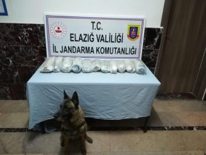 Kapı arasında, 10 kilo esrar ele geçirildi