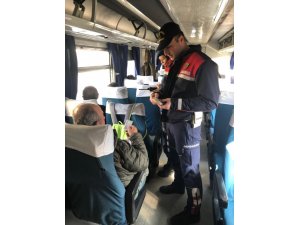 Aydın jandarması tren denetimlerini sürdürüyor
