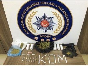 Didim’de 414 gram esrar ele geçirildi