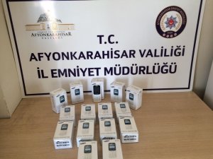 15 adet kaçak cep telefonu ele geçirildi