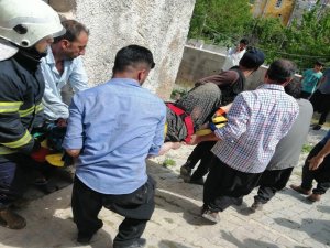 Gaziantep’te ev çöktü: 1 yaralı