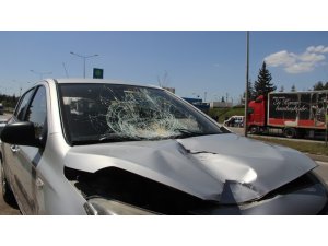 Küçük Yezda babasına koşarken canından oldu