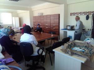 Ustalar kursiyerlerle buluşuyor