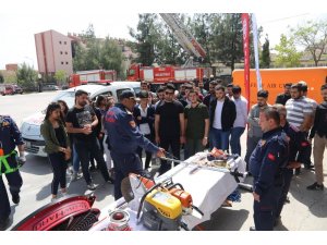Kilis’te üniversite öğrencilerine yangın eğitimi