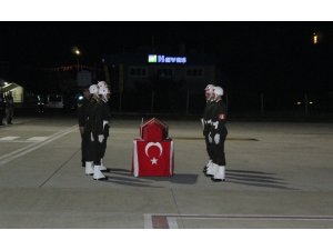 Şehit Koca askeri törenle memleketine uğurlandı