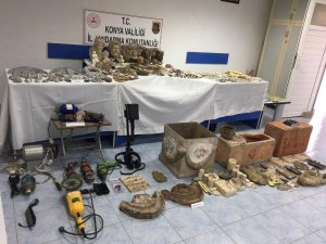 Konya merkezli 4 ildeki tarihi eser kaçakçılığı operasyonu