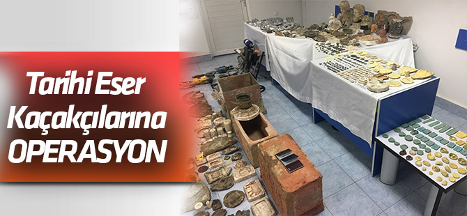 Konya merkezli 4 ilde tarihi eser kaçakçılığı operasyonu