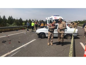 Şanlıurfa'da işçileri taşıyan midibüsün devrilmesi