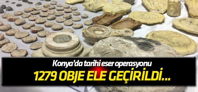 1279 obje ele geçirildi... 4 ilde eş zamanlı tarihi eser operasyonu!