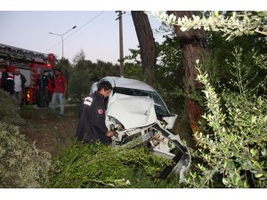 14 yaşındaki çocuk sürücü ölümden döndü