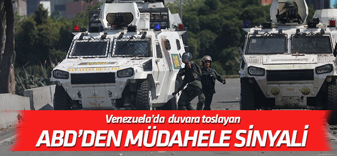 Pompeo’dan Venezuela’ya askeri müdahale sinyali