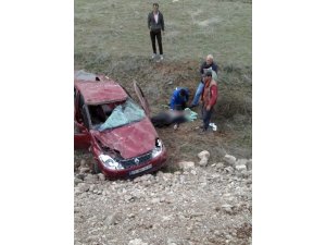 Kontrolden çıkan otomobil takla attı: 1 ölü