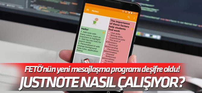JustNote nasıl çalışıyor? FETÖ'nün yeni mesajlaşma programı deşifre oldu!
