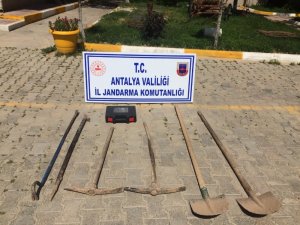 Kaçak kazıya suçüstü