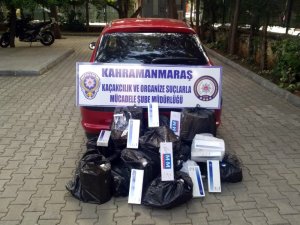 Kahramanmaraş’ta kaçak sigara operasyonu: 3 gözaltı