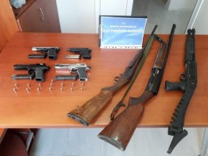 Kaçak silah tamircisi yakalandı