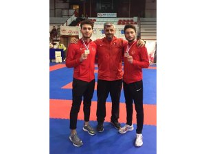 Kağıtsporlu karateciler balkanlardan 2 altın madalya ile döndü