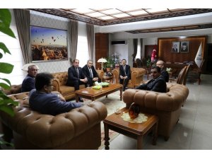 MHP’li Belde Belediye Başkanları, Vali Aktaş’ı ziyaret etti