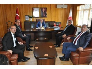 MHP Belde Belediye Başkanları, Dinç’i ziyaret etti