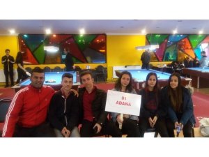 Şehit Zafer Sabancı Lisesi bilardoda Türkiye 7 ve 8’incisi oldu