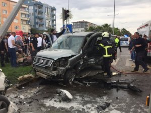 Samsun’da trafik kazası: 3 yaralı