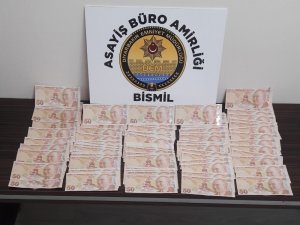Bismil’de esnafa sahte para veren şüpheli yakalandı