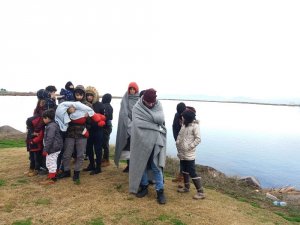 Kaçak göçmenleri sivil jandarmalar yakaladı
