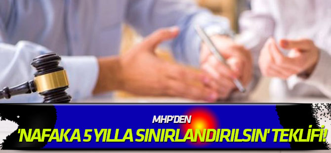 Flaş gelişme... MHP'den 'Nafaka 5 yılla sınırlandırılsın' teklifi!
