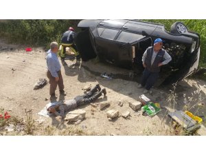 Ticari araçla otomobil çarpıştı: 6 yaralı