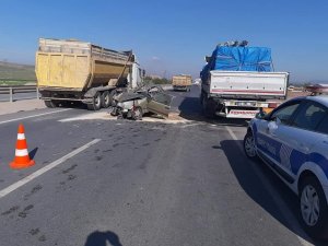Afyonkarahisar’da trafik kazası, 2 ağır yaralı