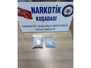 Kuşadası’nda uyuşturucu hap operasyonu