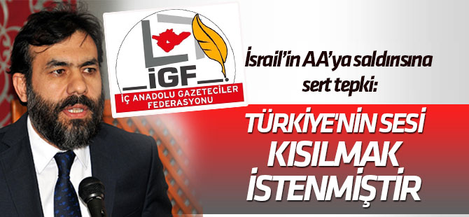Türkiye'nin sesi kısılmak istenmiştir