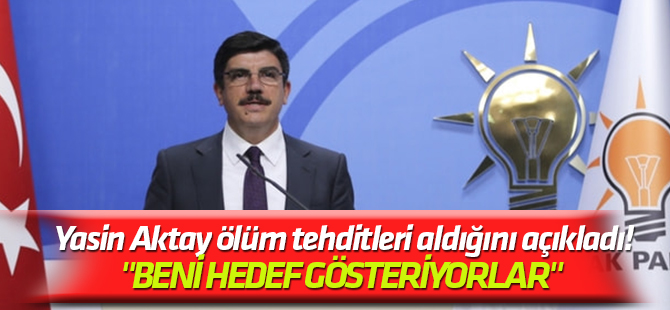"Beni hedef gösteriyorlar" Yasin Aktay ölüm tehditleri aldığını açıkladı!