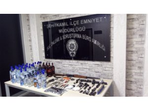 Gaziantep’te kaçak içki operasyonu