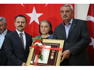 Nevşehir'de Devlet Övünç Madalyası ve Beratı töreni