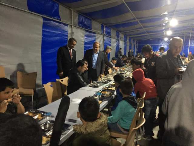 Karapınarda iftar çadırı