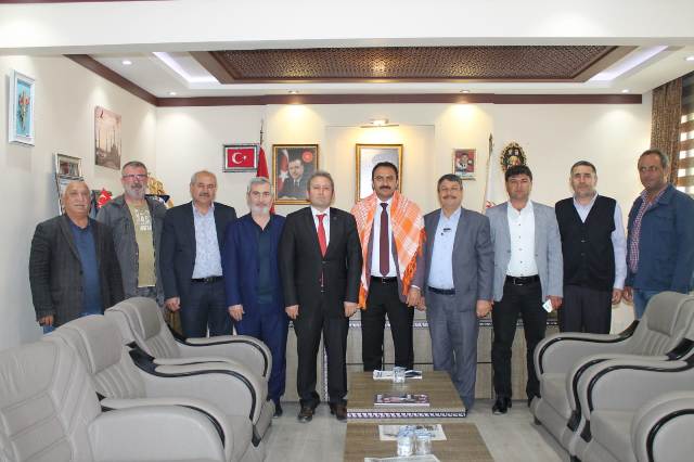 Yörük derneklerinden belediye başkanlarına ziyaret