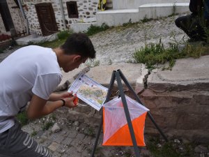 Oryantiringte yarıştılar