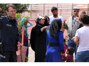 Şahitlik yapan kadın mahkeme çıkışında darp edildi