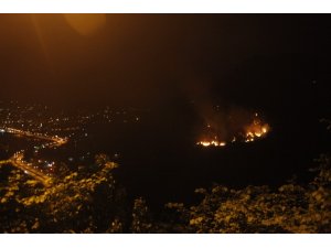 Giresun’da ki orman yangını