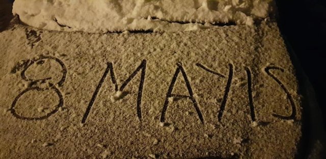 Konya'nın Bazı İlçelerine Mayıs'ta Kar Sürprizi