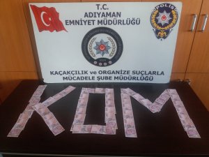 Adıyaman'da sahte para operasyonu