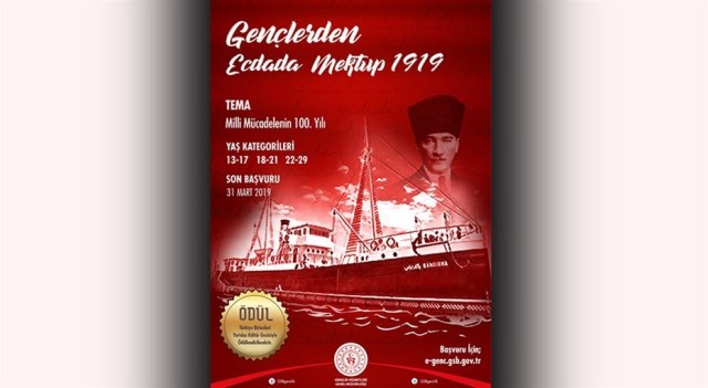 "Gençlerden Ecdada Mektup 1919" yarışması sonuçlandı