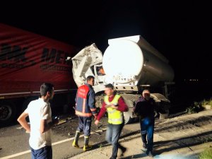 Nusaybin’de tır ile tanker çarpıştı: 1 ölü, 1 yaralı