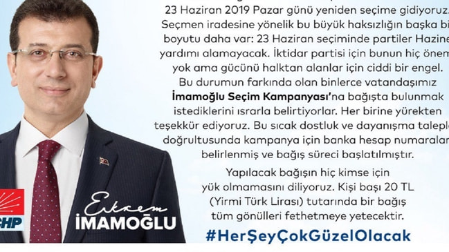 "İmamoğlu Bank"... CHP, Ekrem İmamoğlu için para toplamaya başladı!
