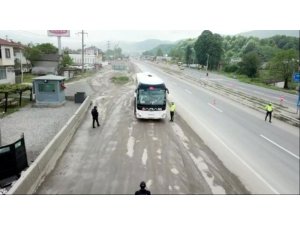 Işık ihlaline dronlu denetim