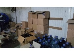 Gaziantep’te sahte içki operasyonu